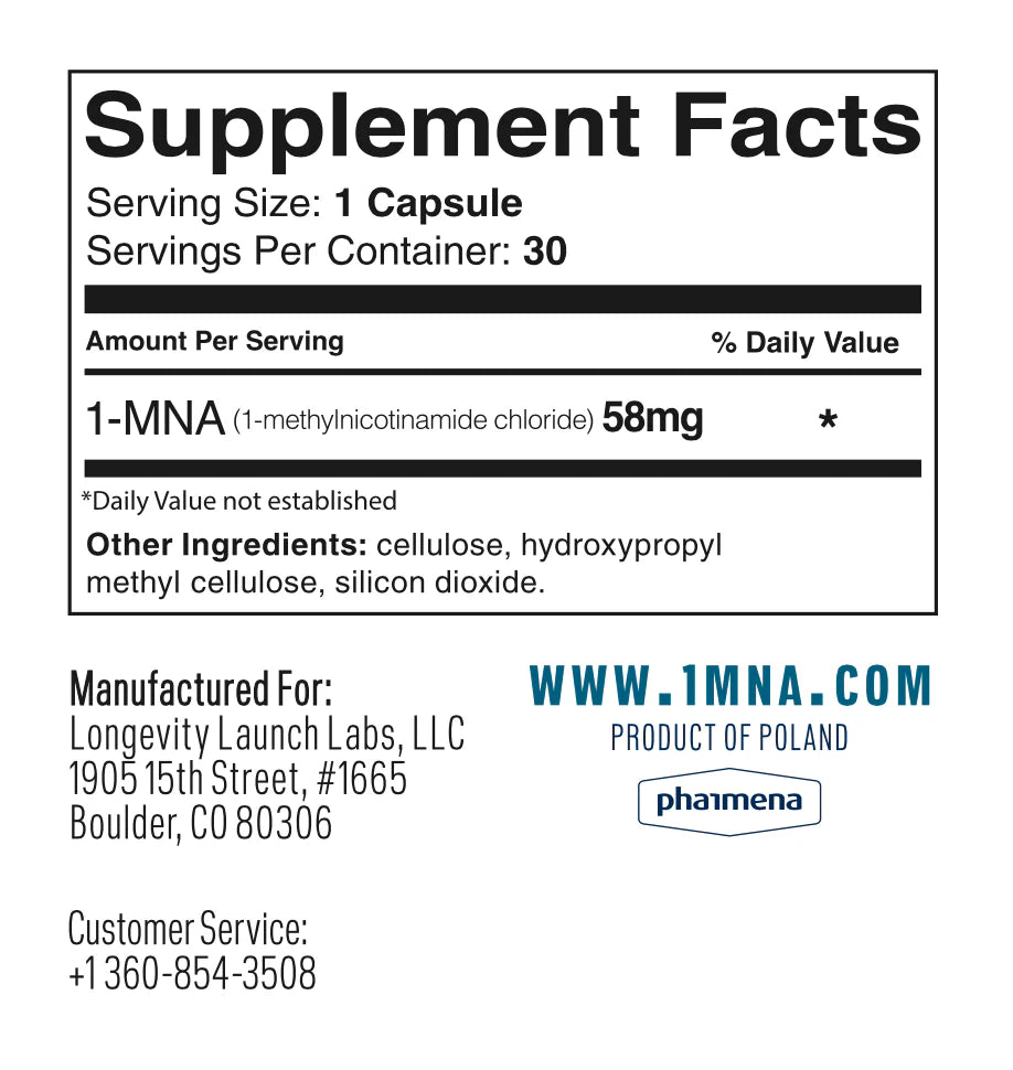 Endotelio 1-MNA Dietary Supplement