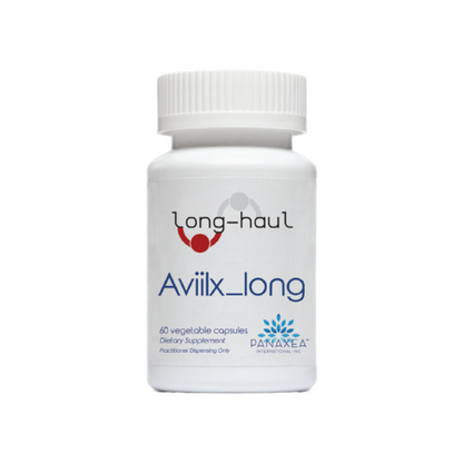 A bottle of Panaxea Avilix Long | 60 count.